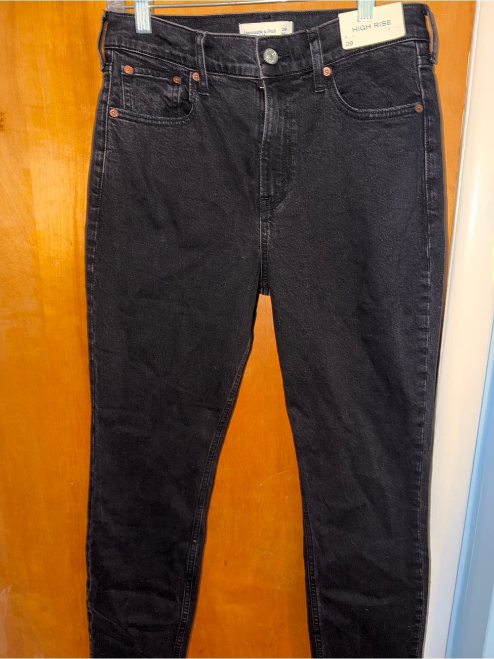 Abercrombie high rise skinny jeans